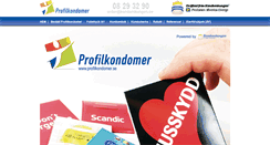 Desktop Screenshot of profilkondomer.se